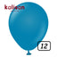 Kalisan 12” Retro Deep Blue Latex Balloon (50pcs)