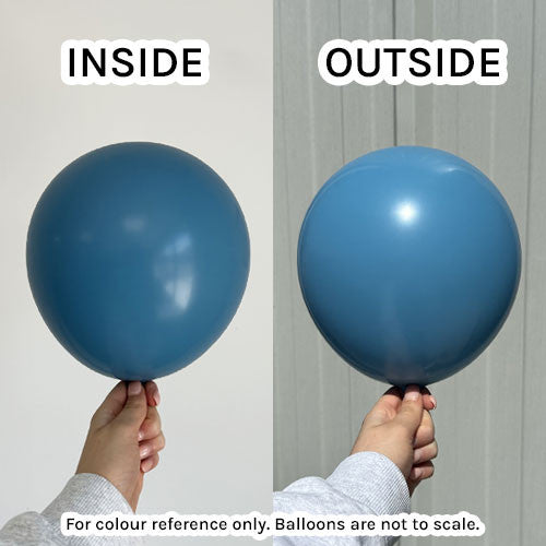 Kalisan 12” Retro Deep Blue Latex Balloon (50pcs)