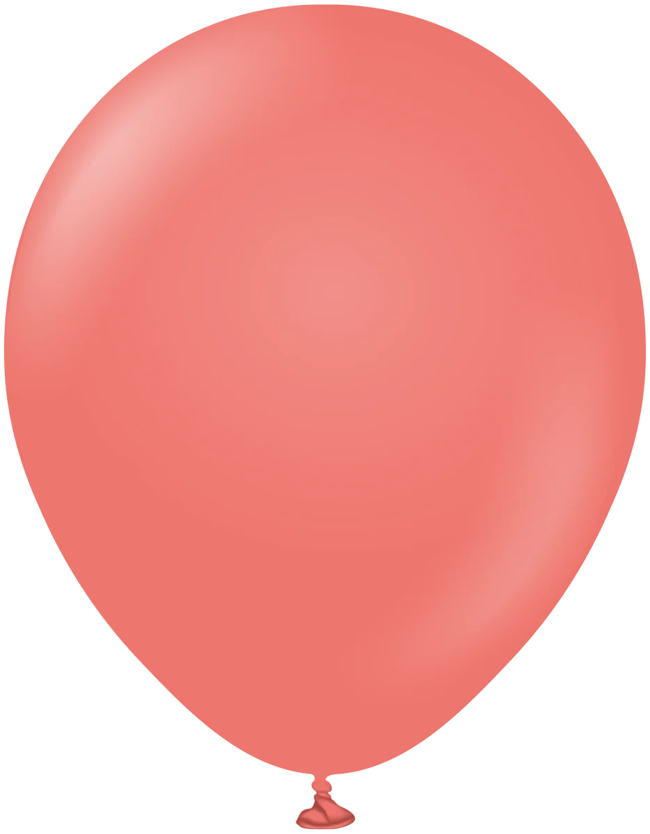 Kalisan 12” Standard Coral Latex Balloon (50pcs)