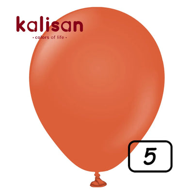 Kalisan 5” Retro Rust Orange 50pcs