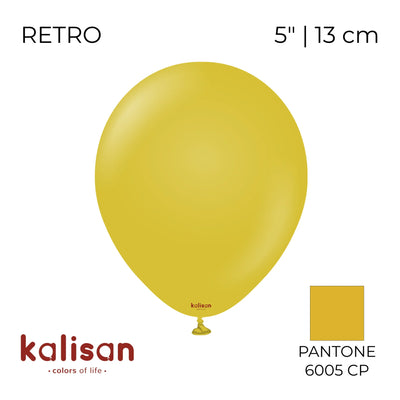 Kalisan 5” Retro Mustard 50pcs