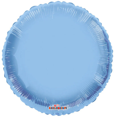 18” Solid Color Pale Blue Macaron