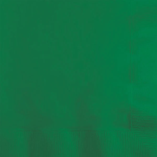 Emerald Green Napkins (x50u)