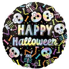 18” Bare Bones Halloween Holographic