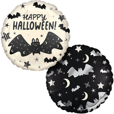 18” Satin Halloween Bat Attack Foil Balloon