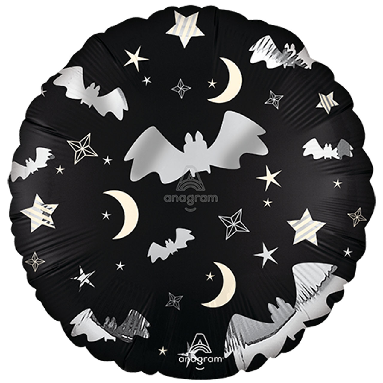 18” Satin Halloween Bat Attack Foil Balloon