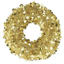 Xmas Wreath T Gold