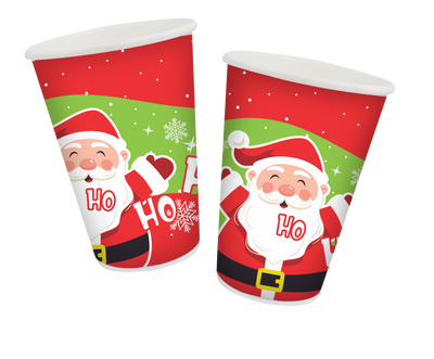 VASO X8 NAVIDAD SANTA