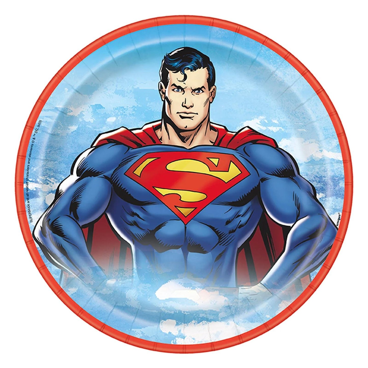 Superman 7” Plates (x8u)