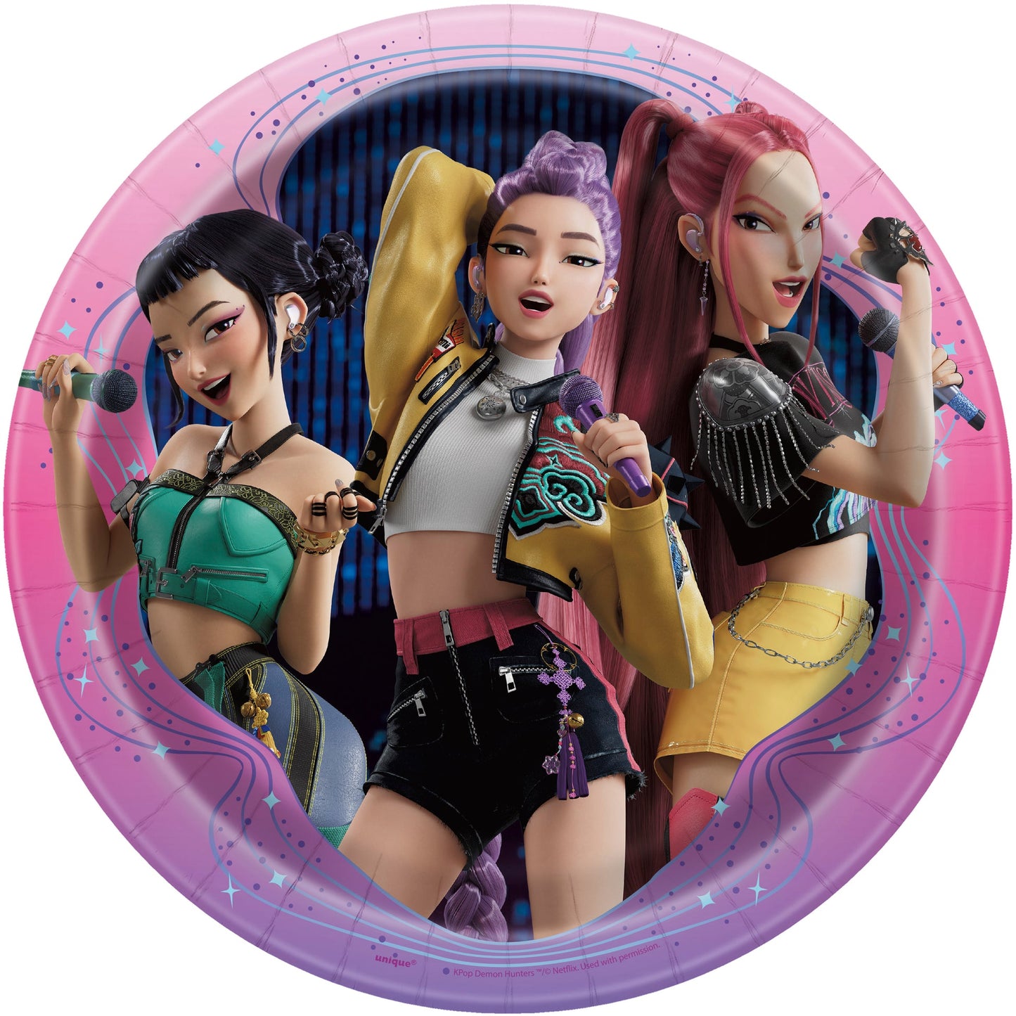 Kpop Demon Hunters Plates 9in (x8u)