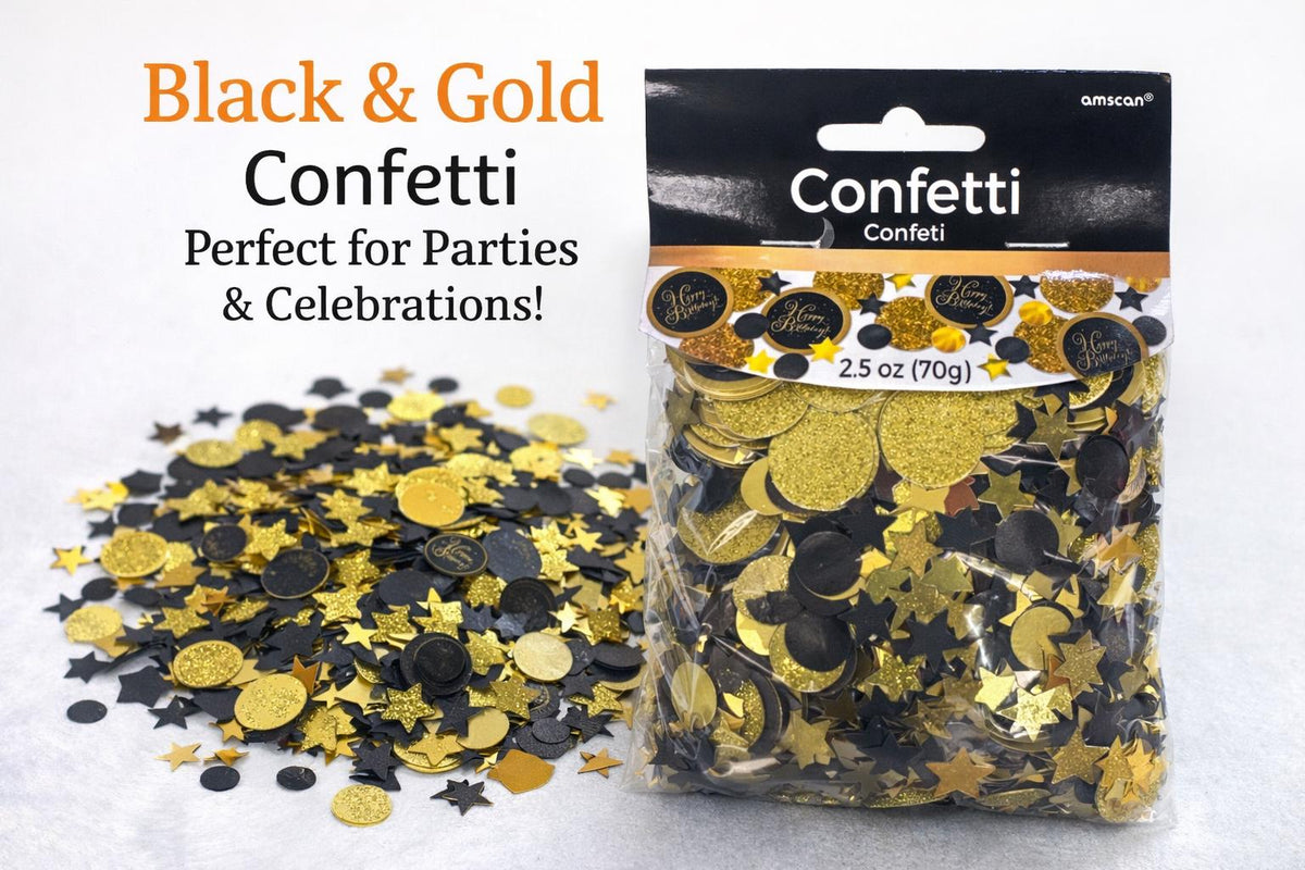 Gold Birthday Confetti 2.5oz