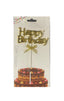 Cake Topper Happy Birthday Cursiva Lazo