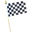 Racing Flag Black and White 8"x12" (x1u)