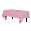 Plastic Rectangular Tablecover Light Pink 54in x 108in