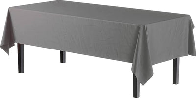 Plastic Table Cover Silver