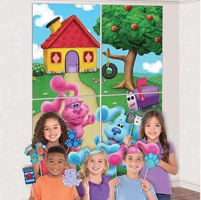 Backdrop with Props BLUES CLUES (1 kit)