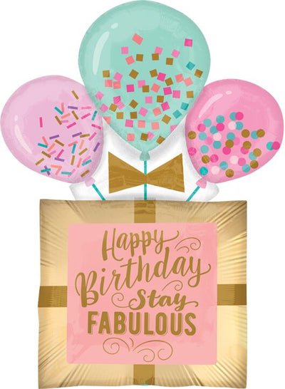 Globo 32” Happy Birthday Stay Fabulous
