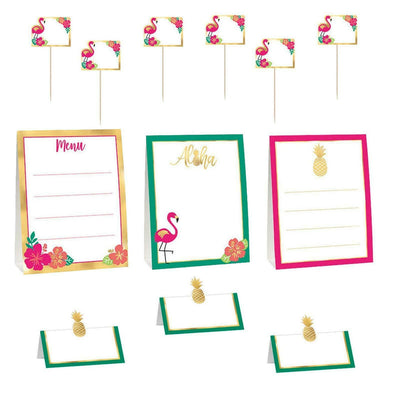 Kit Decorativo Buffet Pineapple Flamingo