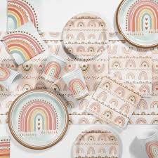 Boho Rainbow Mantel Papel (x1u)