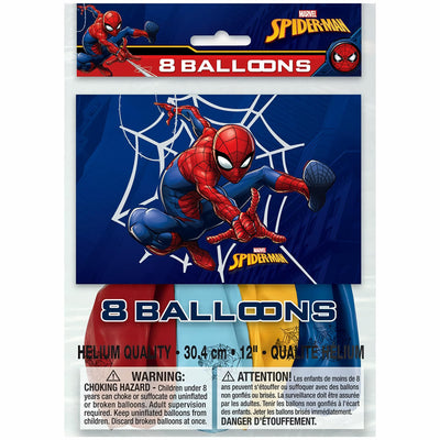 Latex balloon Spider-Man x8
