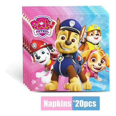 Servilletas Paw Patrol Amigos (x20u)