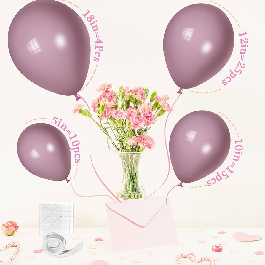 Babaloon Taro Purple 12” Latex Balloons 25pcs