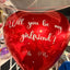 Corazón Foil Gigante Rojo 68" (x1u)
