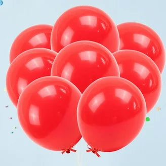 Latex Balloon 12" Red (x25u)
