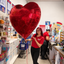 Corazón Foil Gigante Rojo 68" (x1u)