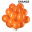 Latex Balloon 12" Orange (x25u)