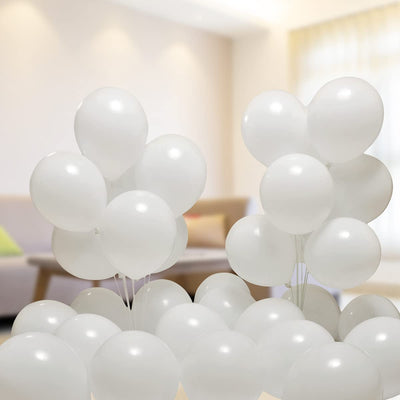 Latex Balloon 12" White (x25u)