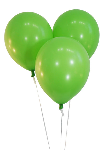 Latex Balloon 12" Lime Green (x25u)