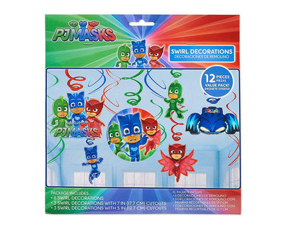 PJ Mask Swirl Decorations
