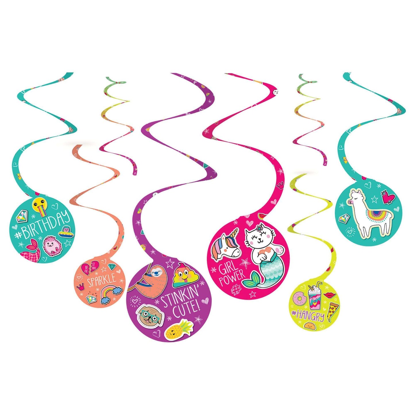 Selfie HB Swirl Decoration