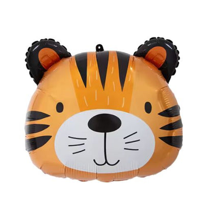 Tiger Head Foil Balloon 22”