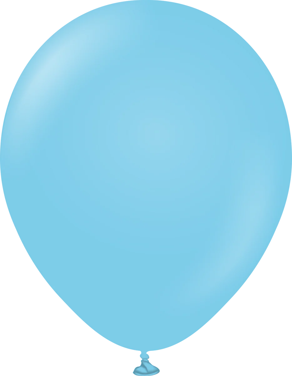 Kalisan Balloons 12” Standard Baby Blue 50ct