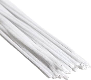 Chenille Steam White 25pcs