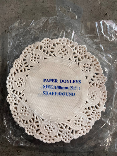 Doilies White 5.5" x 100 pcs