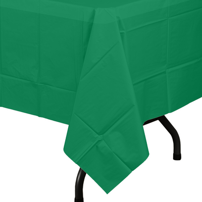Plastic Table Cover green
