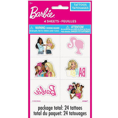 Barbie Tattoos 24pcs