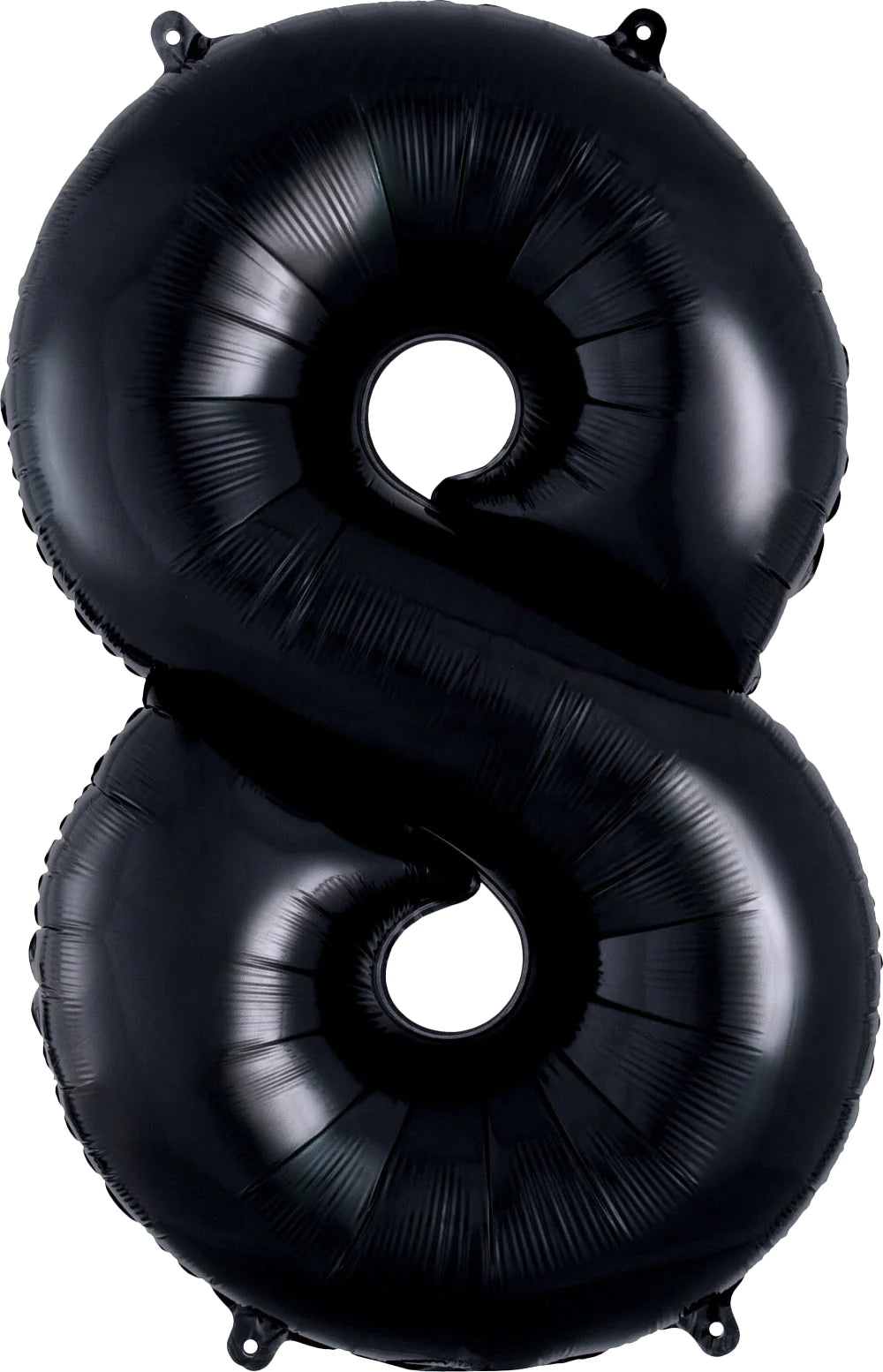 Number #8 Supershape Balloon 34" Black