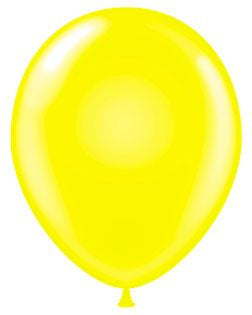Tuftex Balloons 11” Yellow (100 per bag)
