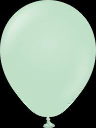 Kalisan 12"Latex Ballons Macaron Pale Green (50 per bag)