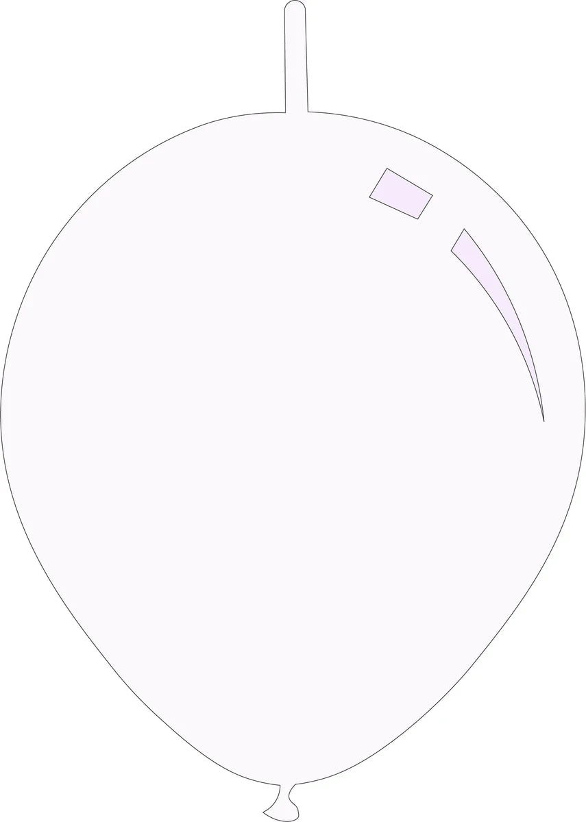 Standard White 11” Decomex Linking latex (100 per bag)