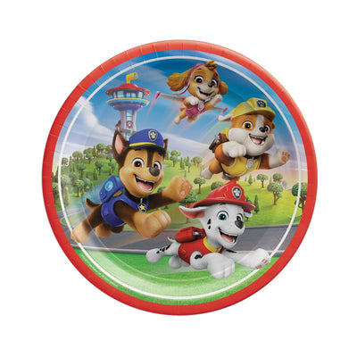 Paw Patrol Red Plates 7” (x8u)
