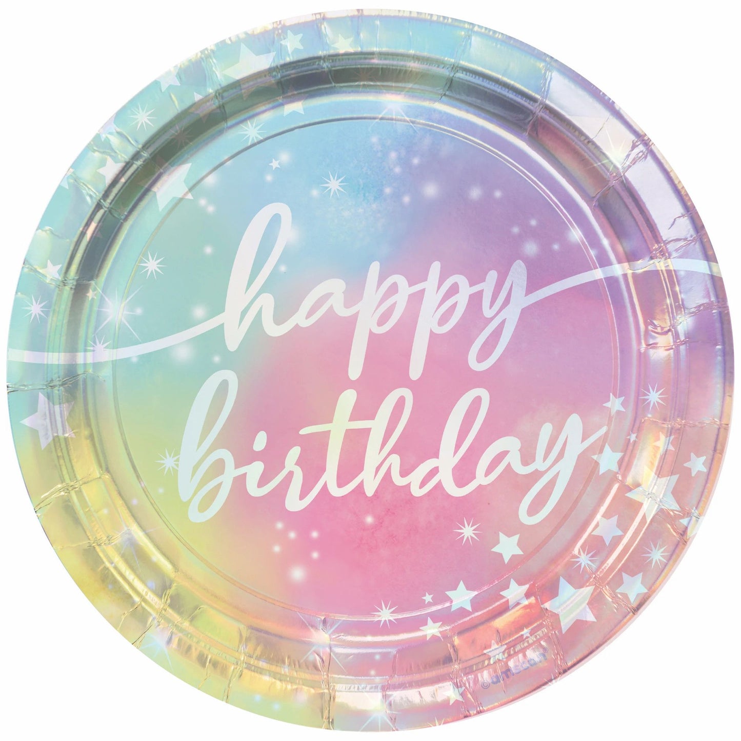 PLATE 7" Glitter LUMINOUS