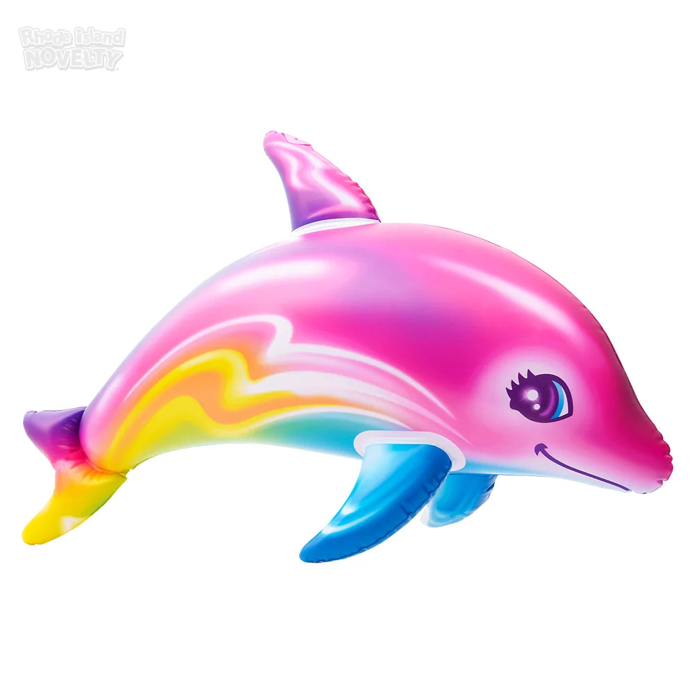 Rainbow Dolphin Inflate 36"