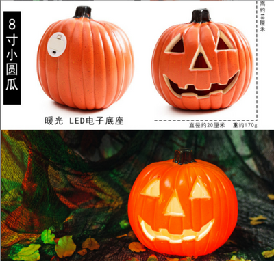 Calabaza con Luz LED (x1u)
