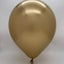 5" Kalisan Latex Balloons Mirror Gold (50 Per Bag