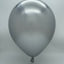 12" Kalisan Latex Balloons Mirror Silver (50 Per Bag)